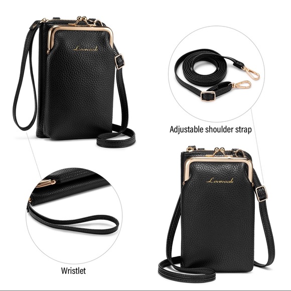 Lovevook NWT All in 1 Crossbody, Shoulder, Cell Phone bag - Picture 14 of 16